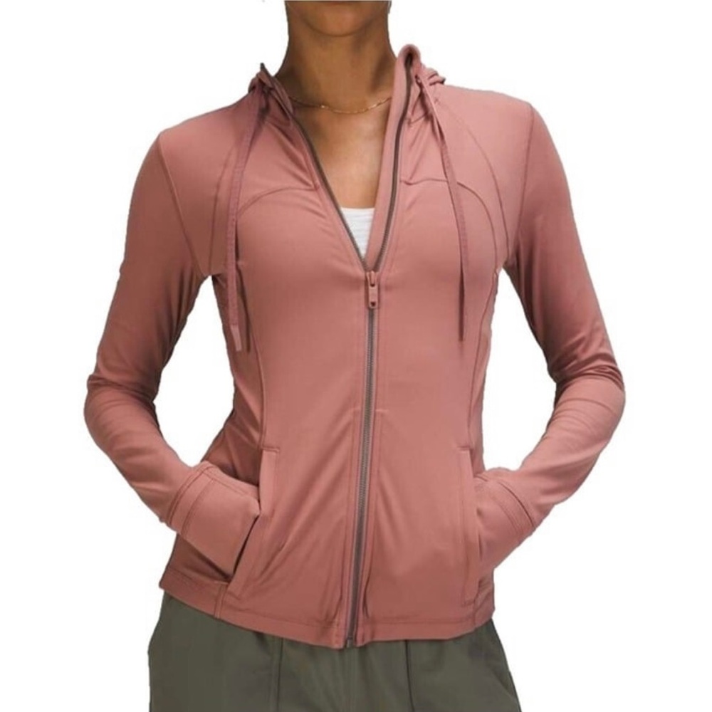 Lululemon Rare Hooded Define Jacket *Nulu 10 Spiced Chai Pink Blush
